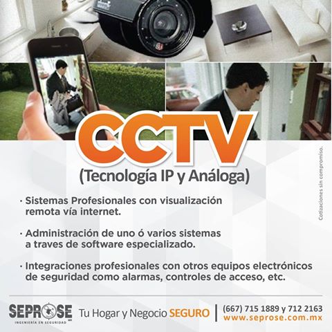 CCTV (Tecnología IP y Análoga) SEPROSE