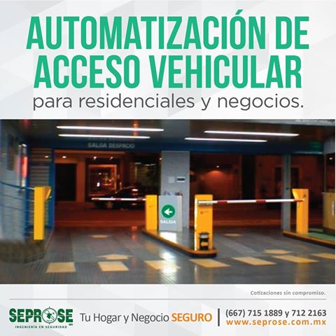 SISTEMA DE CONTROL DE ACCESO AUTOMÁTICO SEPROSE